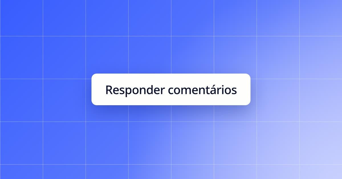 Responder comentários