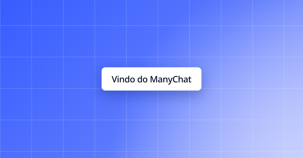 Vindo do ManyChat: libere as mensagens para a Gaio