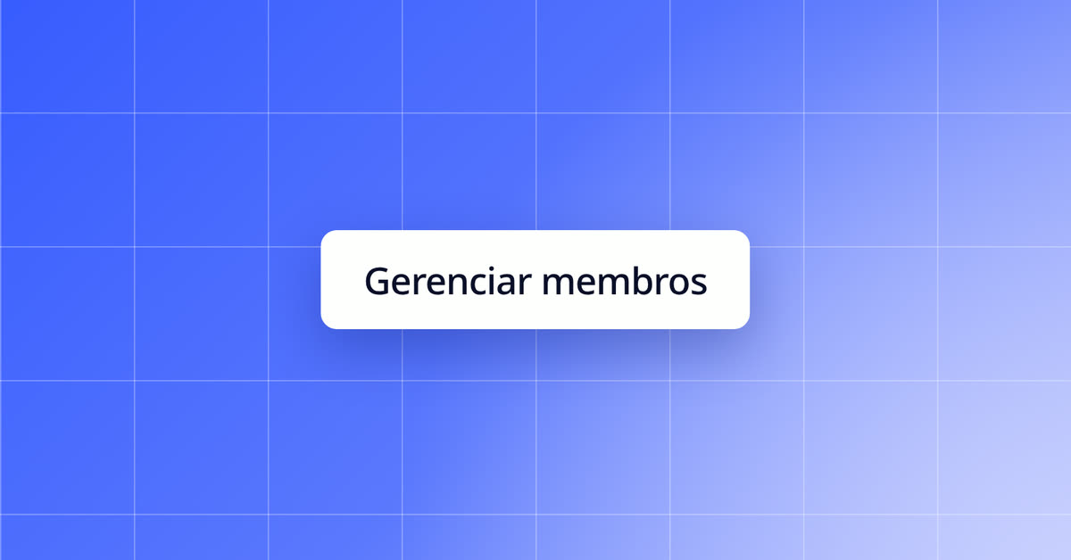 Gerenciar membros