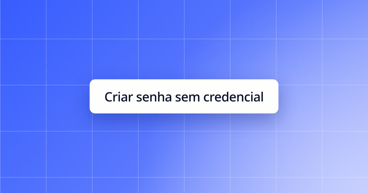 Criar usuário e senha se você só entra com o Instagram
