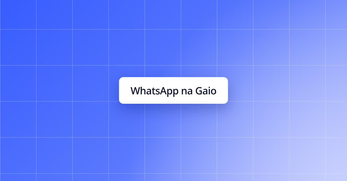 WhatsApp na Gaio
